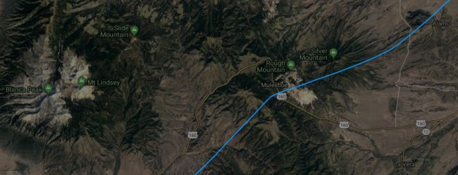 2018 Angel Flight KAPA KFMN Flight Aware Close up La Veta Pass