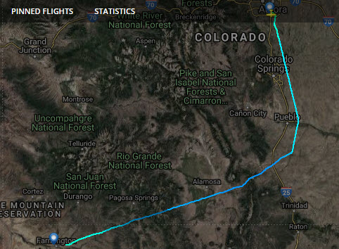 2018- May Angel Flight Return FlightAware 24