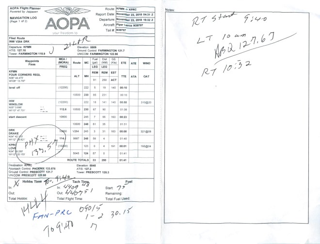 2018_11_23 Flight Plan form