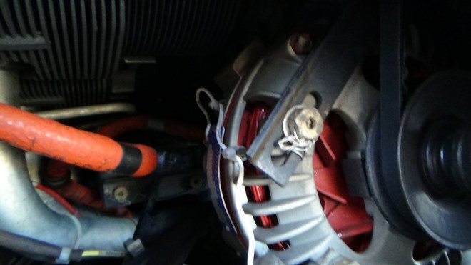 707 inside cowl alternator