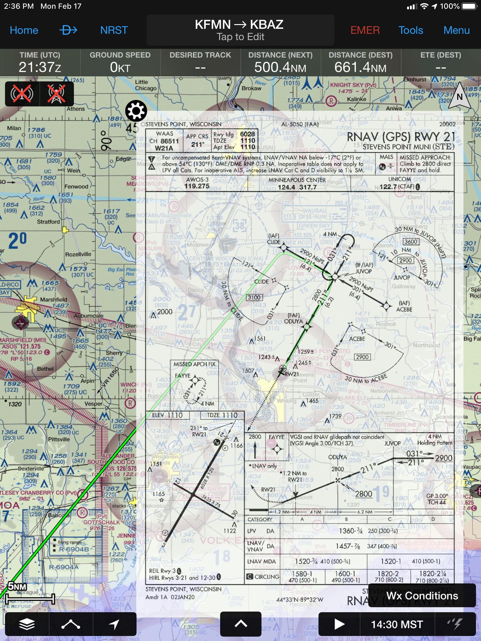 Stevens point approach