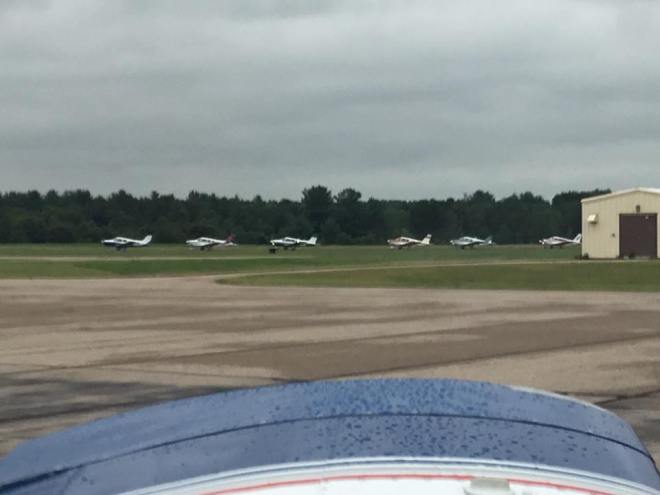 2019-07-20 Conga line prior to departure